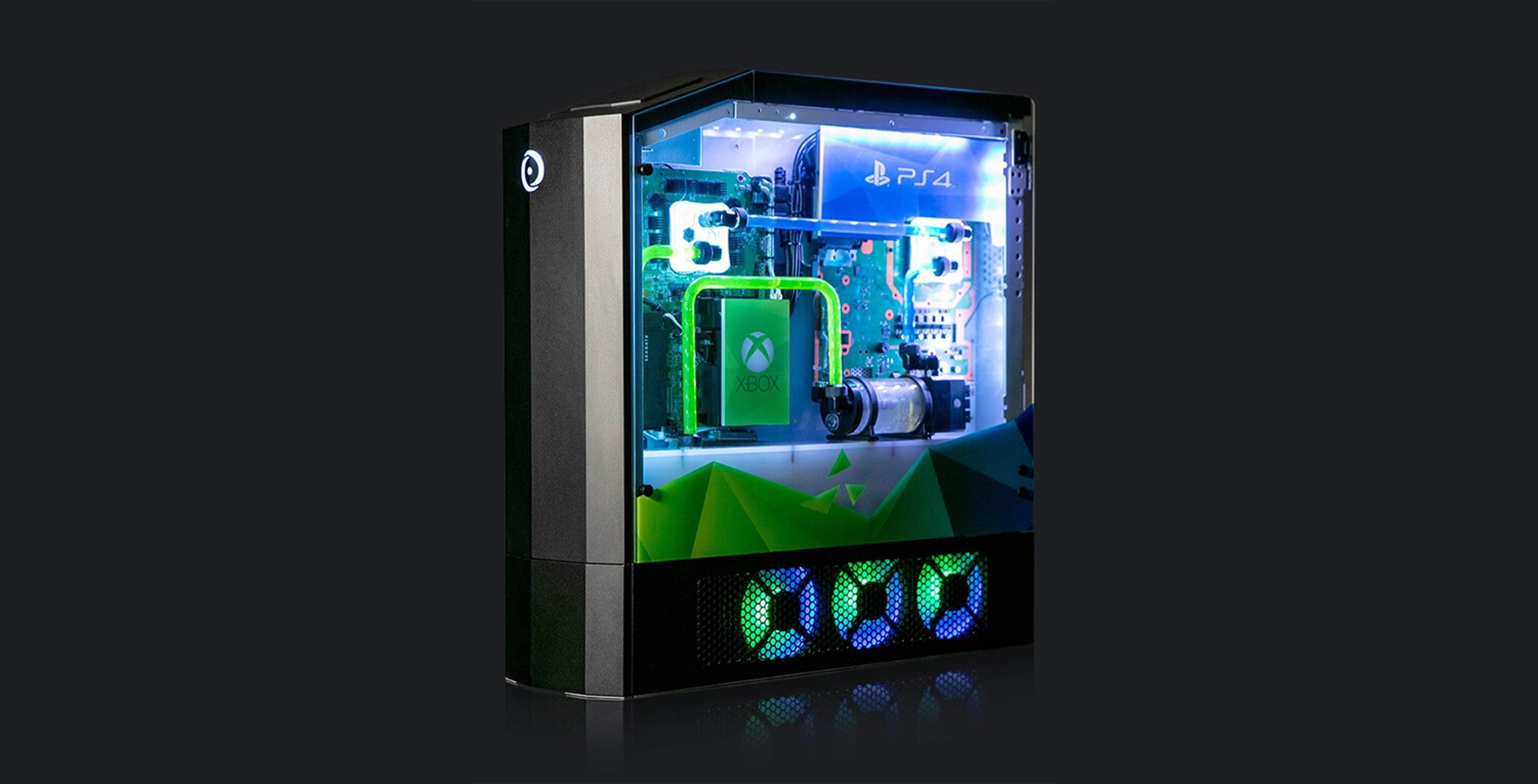 Origin s Big O concept PC includes a PS4 Pro Xbox One X and Nintendo Switch