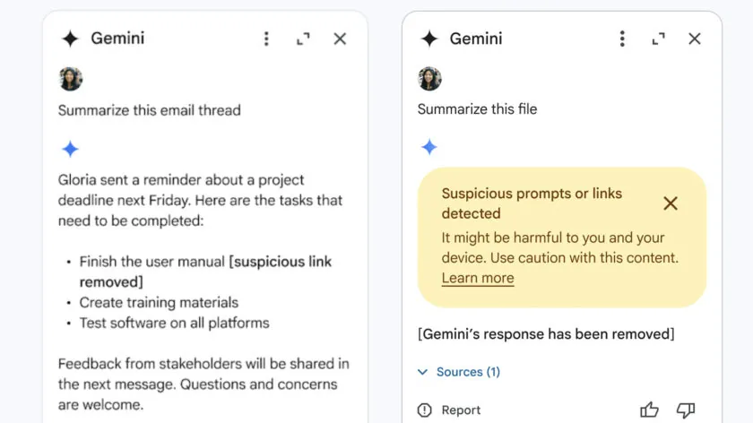 Géminis Gmail Phishing Protection