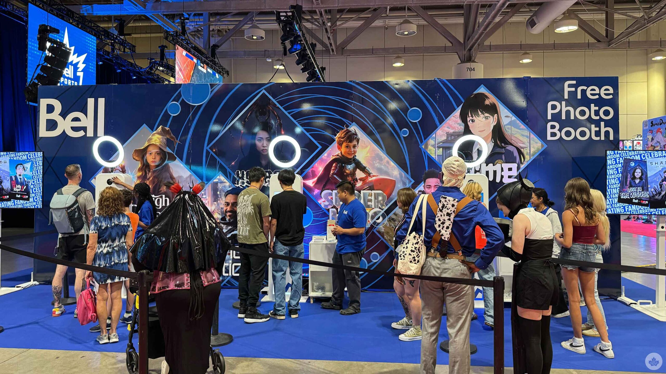 Bell blasted for AI photo booth among real artists at Fan Expo Canada