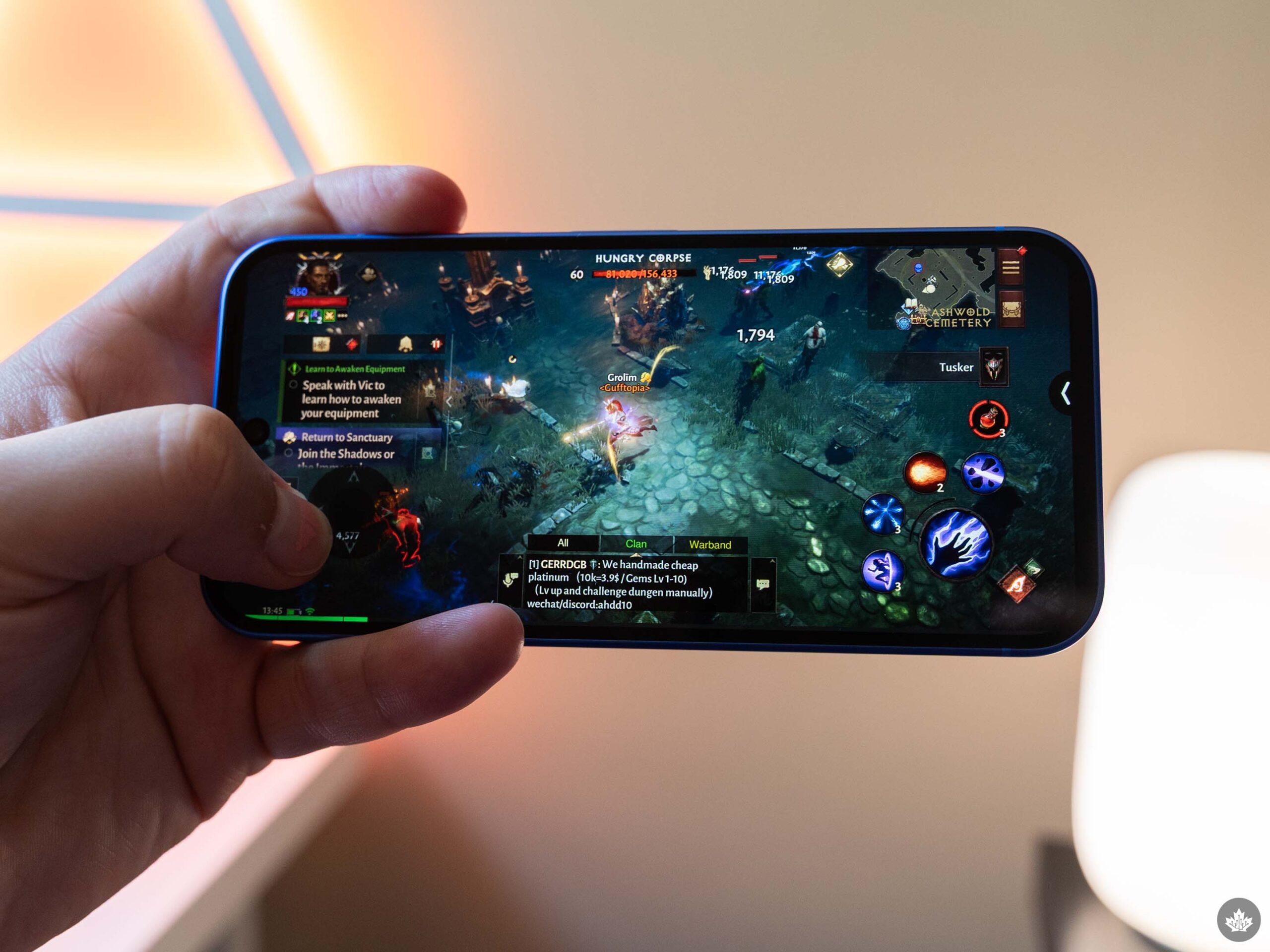 Diablo Immortal on Pixel 10